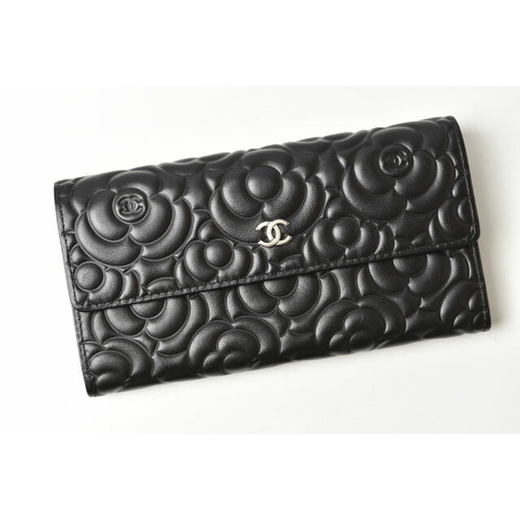 Chanel Lambskin Wallet Long Black - Picture 1 of 11